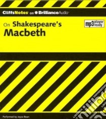 CliffsNotes on Shakespeare's Macbeth (CD Audiobook) libro in lingua di Went Alex, Bean Joyce (NRT)