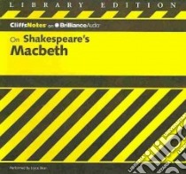 CliffsNotes On Shakespeare's Macbeth (CD Audiobook) libro in lingua di Went Alex, Bean Joyce (NRT)