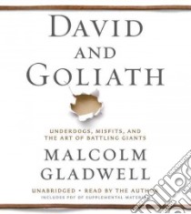 David and Goliath (CD Audiobook) libro in lingua di Gladwell Malcolm