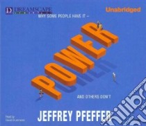 Power libro in lingua di Pfeffer Jeffrey, Drummond David (NRT)