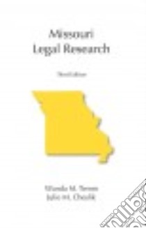 Missouri Legal Research libro in lingua di Temm Wanda M., Cheslik Julie M.