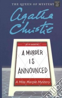 A Murder Is Announced libro in lingua di Christie Agatha