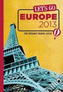 Let's Go Europe 2013 libro in lingua di Harvard Student Agencies Inc. (COR)