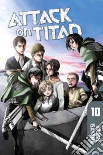 Attack on Titan 10 libro in lingua di Isayama Hajime