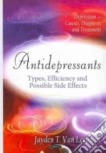 Antidepressants libro in lingua di Van Leeuwen Jayden T. (EDT)
