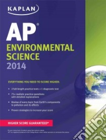 Kaplan Ap Environmental Science 2014 libro in lingua di Barlaz Dora, Freudenrich Craig C., Gardner Jane P.