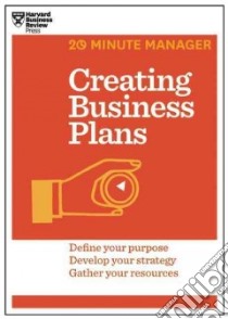 Creating Business Plans libro in lingua di Harvard Business Review (COR)