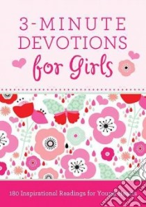 3-Minute Devotions for Girls libro in lingua di Thompson Janice Hanna