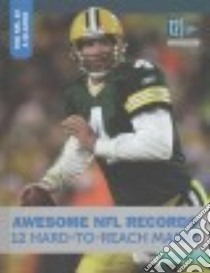 Awesome NFL Records libro in lingua di Tustison Matt