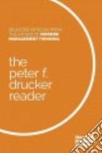 The Peter F. Drucker Reader libro in lingua di Drucker Peter Ferdinand, Harvard Business Review (COR)