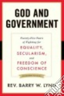 God and Government libro in lingua di Lynn Barry W.