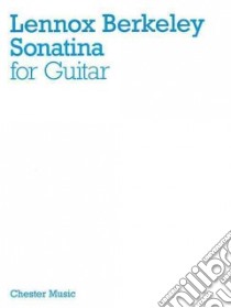 Sonatina for Guitar libro in lingua di Berkeley Lennox (COP)