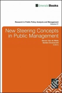 New Steering Concepts in Public Management libro in lingua di Steven Van de Walle