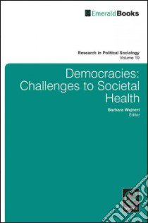 Democracies libro in lingua di Barbara Wejnert