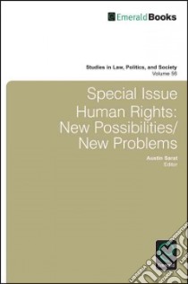 Special Issue: Human Rights libro in lingua di Austin Sarat