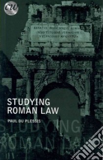 Studying Roman Law libro in lingua di Du Plessis Paul J.