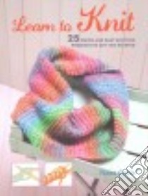 Learn to Knit libro in lingua di Goble Fiona