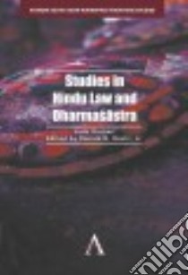 Studies in Hindu Law and Dharmasastra libro in lingua di Rocher Ludo, Davis Donald R. Jr. (EDT), Lariviere Richard W. (FRW)
