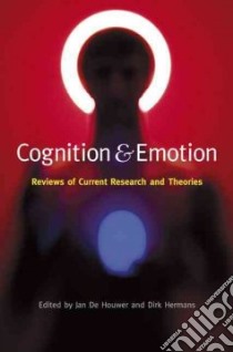 Cognition and Emotion libro in lingua di de Houwer Jan (EDT), Hermans Dirk (EDT)