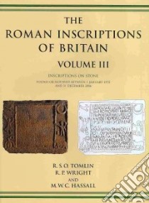 The Roman Inscriptions of Britain libro in lingua di Tomlin R. S. O., Wright R. P., Hassall M. W. C.