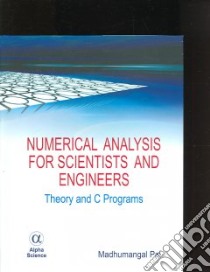 Numerical Analysis for Scientists and Engineers libro in lingua di Pal Madhumangal