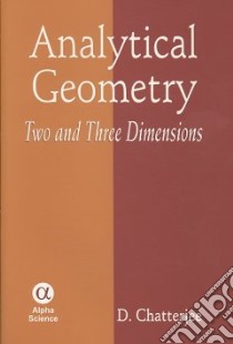Analytical Geometry libro in lingua di Chatterjee D.