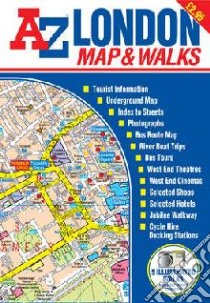 A-Z London Map and Walks libro in lingua