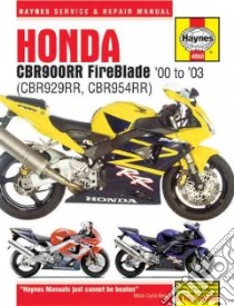 Honda Cbr900rr Fireblade 2000-2003 libro in lingua di Coombs Matthew