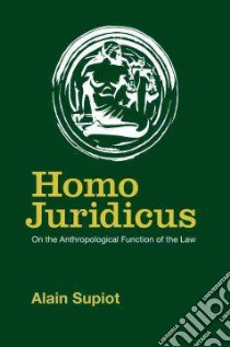 Homo Juridicus libro in lingua di Supiot Alain