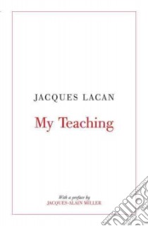 My Teaching libro in lingua di Lacan Jacques, Macey David (TRN)