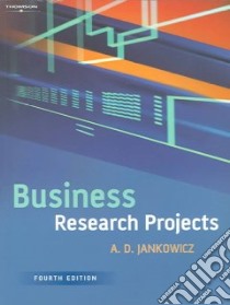 Business Research Projects libro in lingua di Jankowicz A. D.