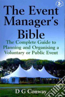 Event Manager's Bible libro in lingua di D G Conway
