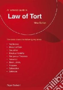 Law Of Tort libro in lingua di Roger Caldwell