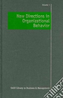 New Directions in Organizational Behavior libro in lingua di Cooper Cary L. (EDT)