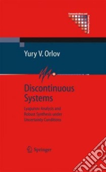Discontinuous Systems libro in lingua di Orlov Yury V.