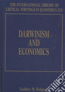 Darwinism And Economics libro in lingua di Hodgson Geoffrey M. (EDT)