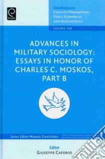 Advances in Military Sociology libro in lingua di Giuseppe Caforio