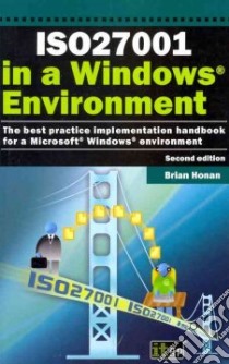 Iso27001 in a Windows Environment libro in lingua di Honan Brian