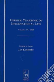 Finnish Yearbook of International Law libro in lingua di Klabbers Jan (EDT)