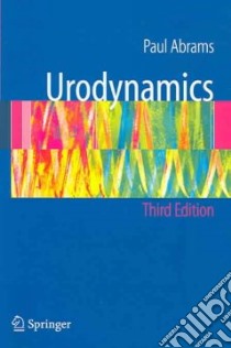 Urodynamics libro in lingua di Abrams Paul
