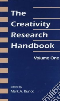 The Creativity Research Handbook libro in lingua di Runco Mark A.