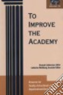 To Improve the Academy Resources for Faculty libro in lingua di Not Available (NA)