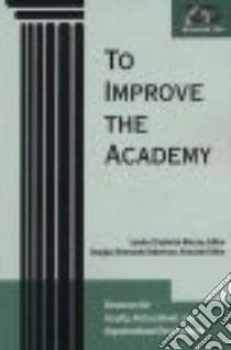 To Improve the Academy libro in lingua di Chadwick-blossey Sandra