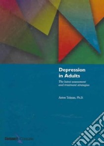 Depression In Adults libro in lingua di Tolman Anton O.