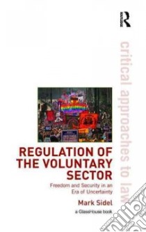 Regulation of the Voluntary Sector libro in lingua di Sidel Mark