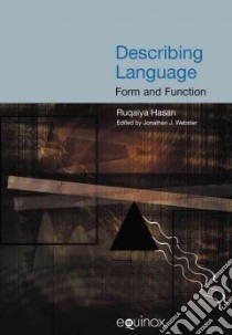 Describing Language libro in lingua di Hasan Sonia S., Webster Jonathan J.