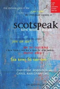 Scotspeak libro in lingua di Robinson Christine