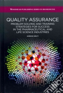 Quality Assurance libro in lingua di Welty Gordon
