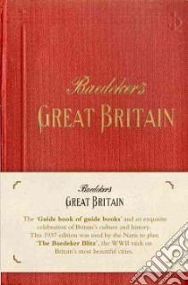 Baedeker's Great Britain libro in lingua di Baedeker Karl