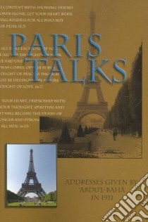 Paris Talks libro in lingua di Abdul-Baha
